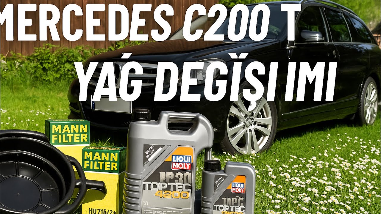 Mercedes Benz C200 2009 Yağ Değişimi!
