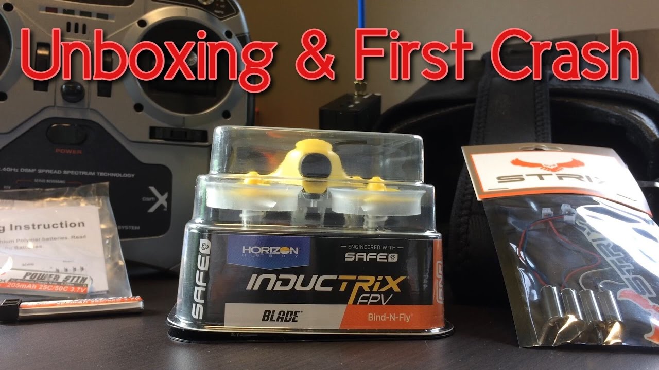 Horizon Hobby New Inductrix FPV Drone Unboxing and First Flights