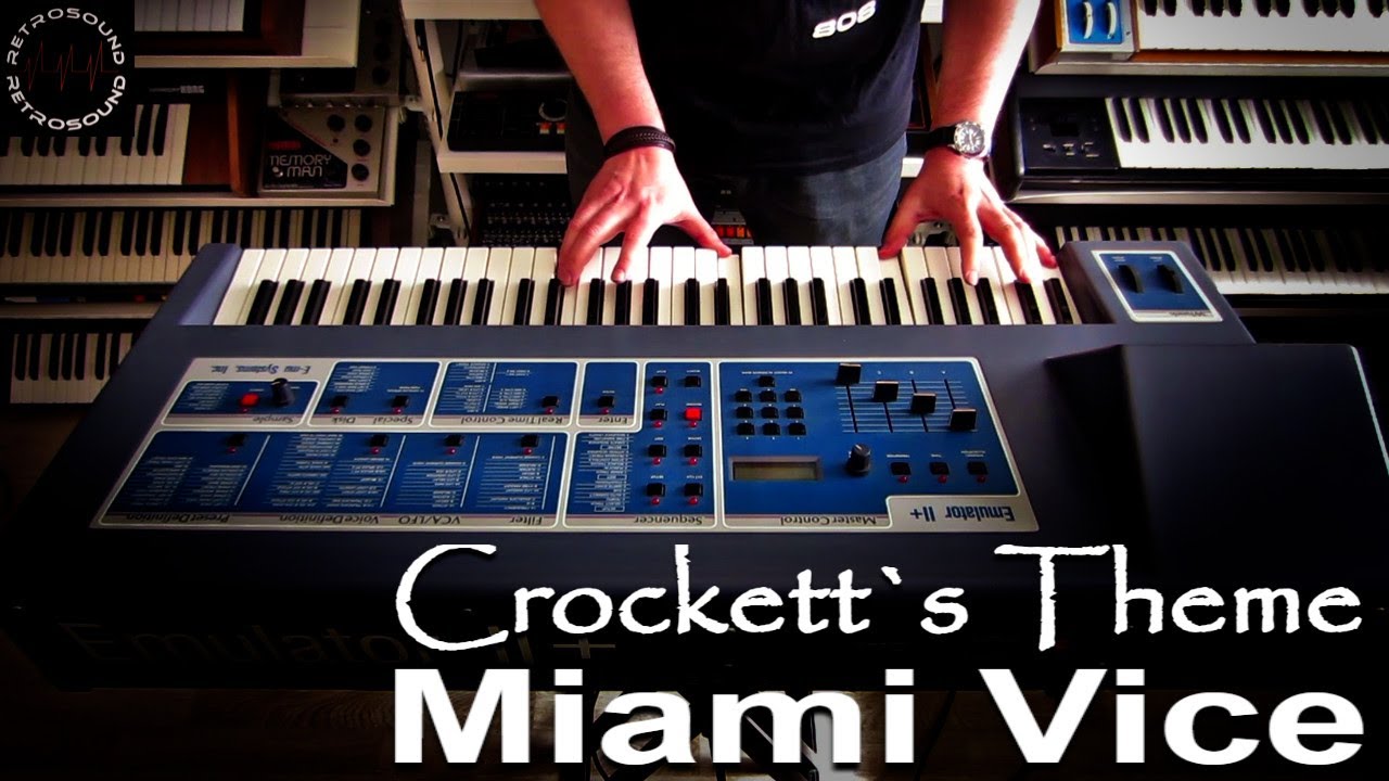 Miami Vice Crockett`s Theme ~ Vintage Synthesizer Recreation ~ RetroSound
