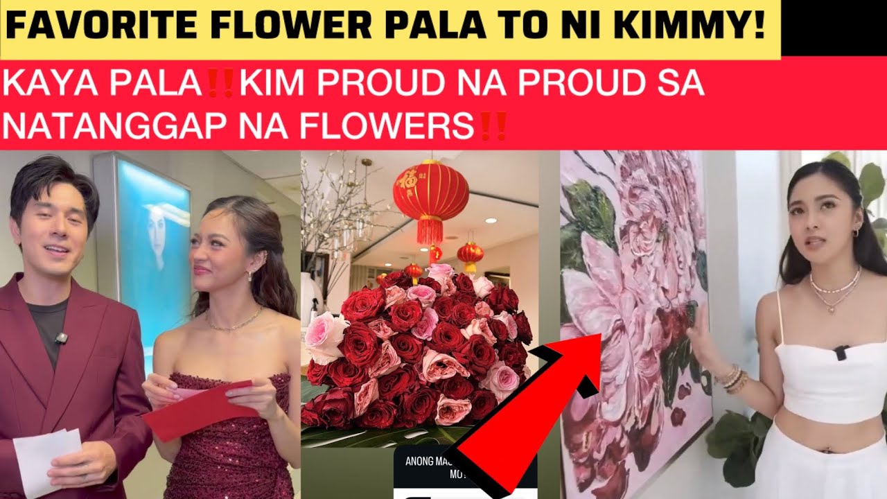KAYA PALA‼️KIM PROUD NA PROUD SA NATANGGAP NA FLOWERS‼️FAVE FLOWER PALA TO NI KIMMY! 