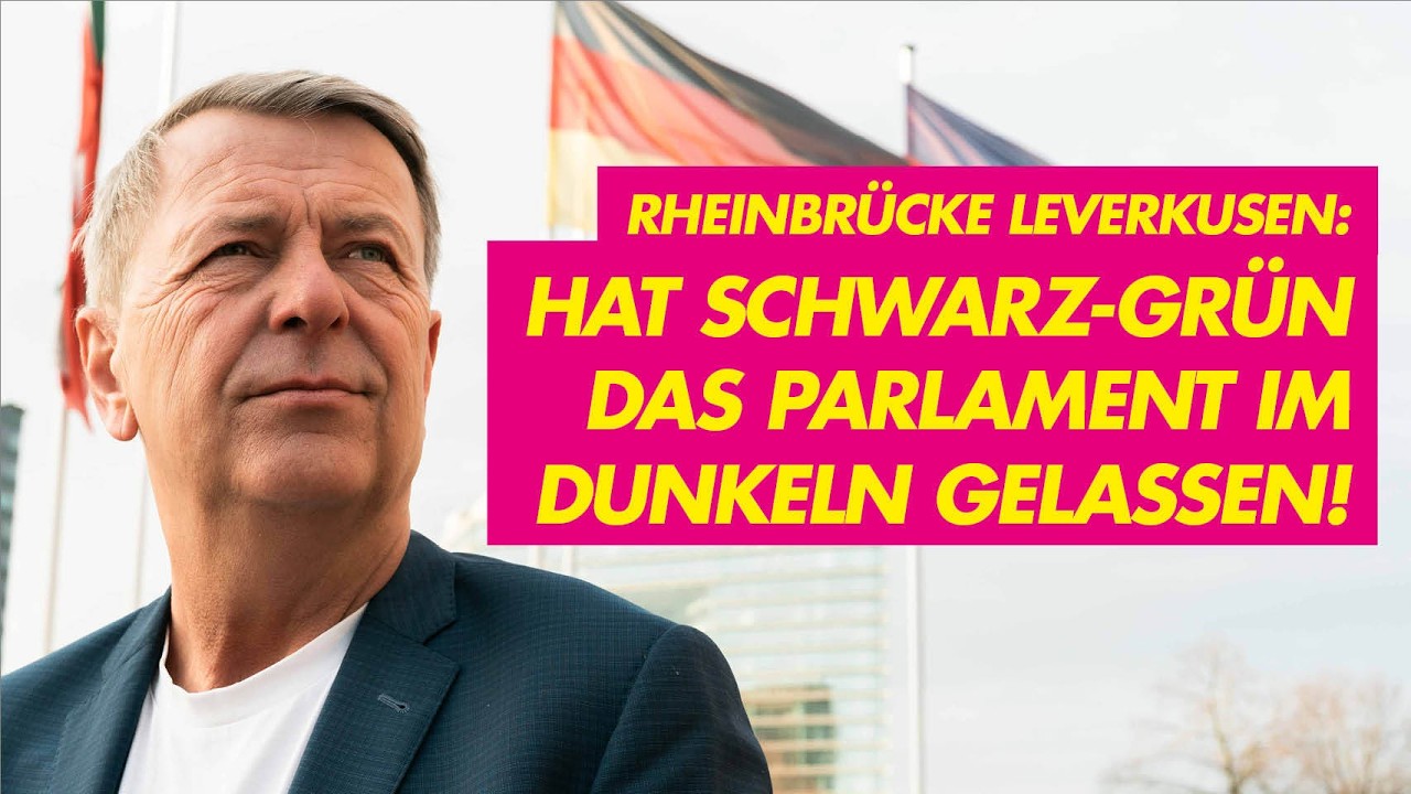Skandal um Rheinbr&uuml;cke: Vertuschung im NRW-Verkehrsministerium?