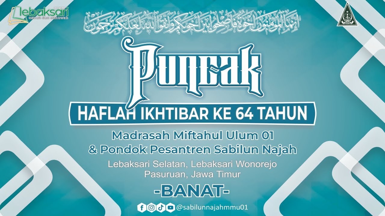 LIVE STREAMING | PUNCAK BANIN | IKHTIBAR KE 64