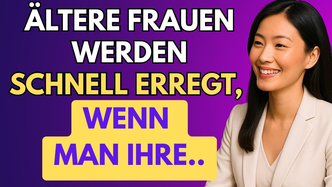 Urologie: Ältere Frauen werden schnell erregt, wenn man ihre..