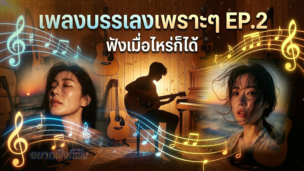เพลงบรรเลงเพราะๆ EP.2 | อะคูสติกกีต้าร์ & เปียโน ผ่อนคลาย มีสมาธิ อ่านหนังสือ/ทำงาน อยากฟังก็ฟัง