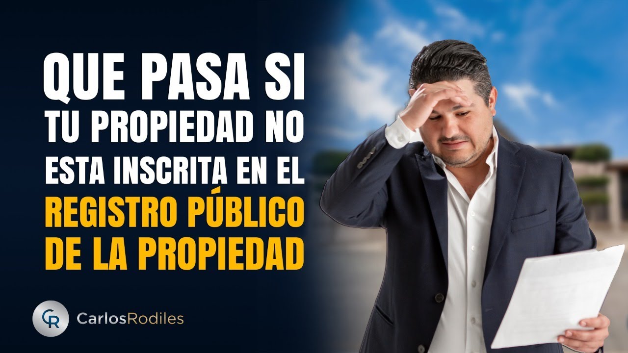QUE PUEDE PASAR CON LAS PROPIEDADES NO INSCRITAS EN EL REGISTRO P&Uacute;BLICO