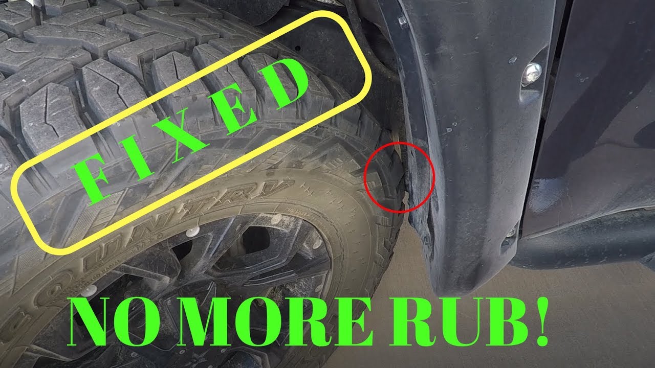 Fixing Tire Rub