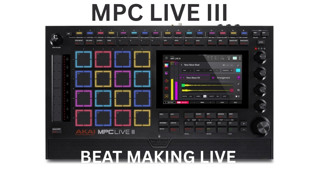 MPC LIVE 3 BEAT MAKING LIVE STREAM