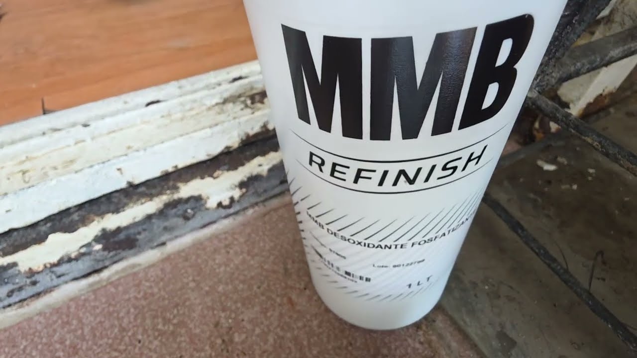 Resultado del fosfatizante desoxidante MMB luego de 1 hora de aplicarlo #pintura 