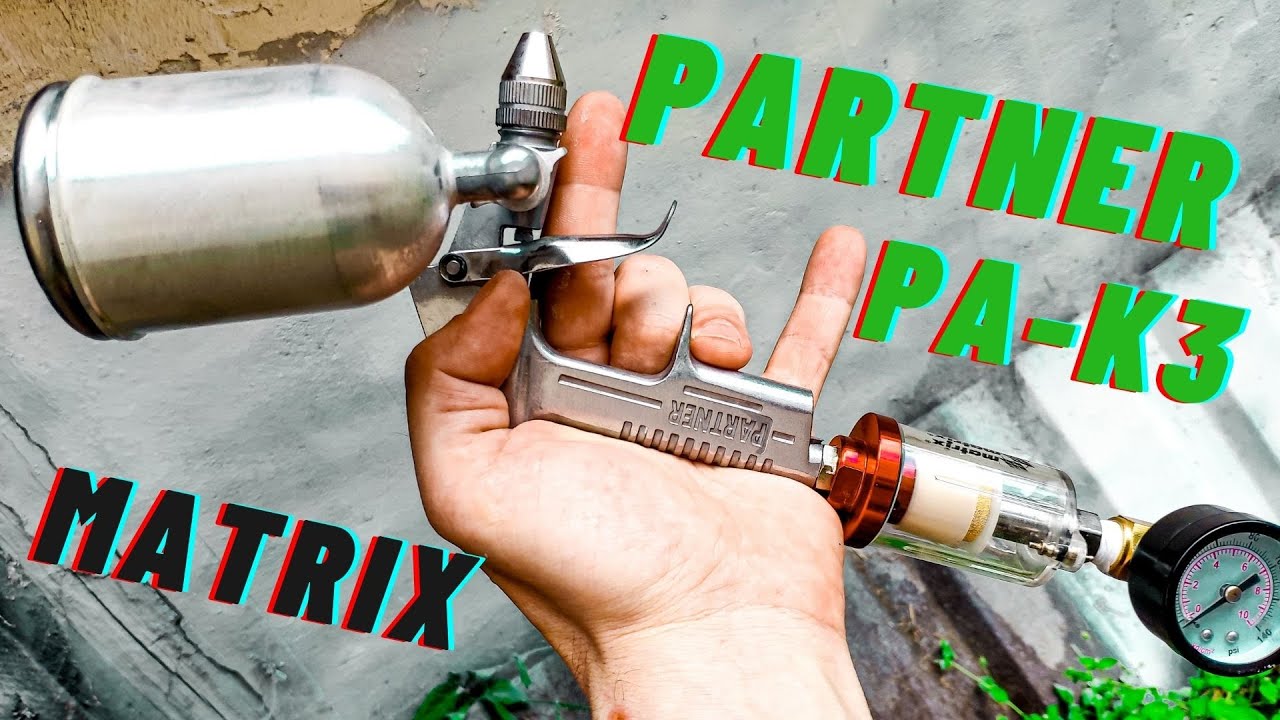 Voylet K-3 mini spray gan бюджетный краскопульт для подкраса Partner PA-K3