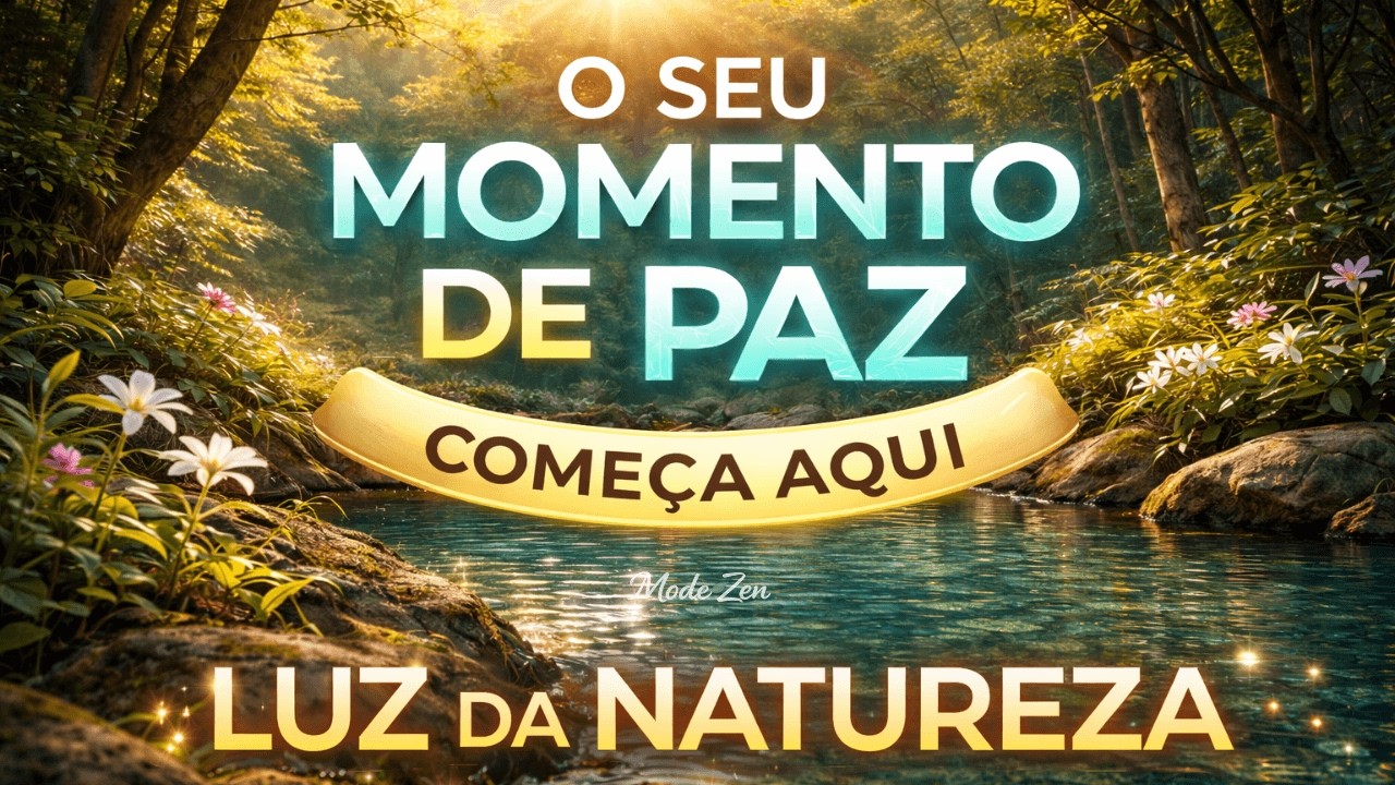 O Seu Momento de Paz Começa Aqui — Luz da Natureza