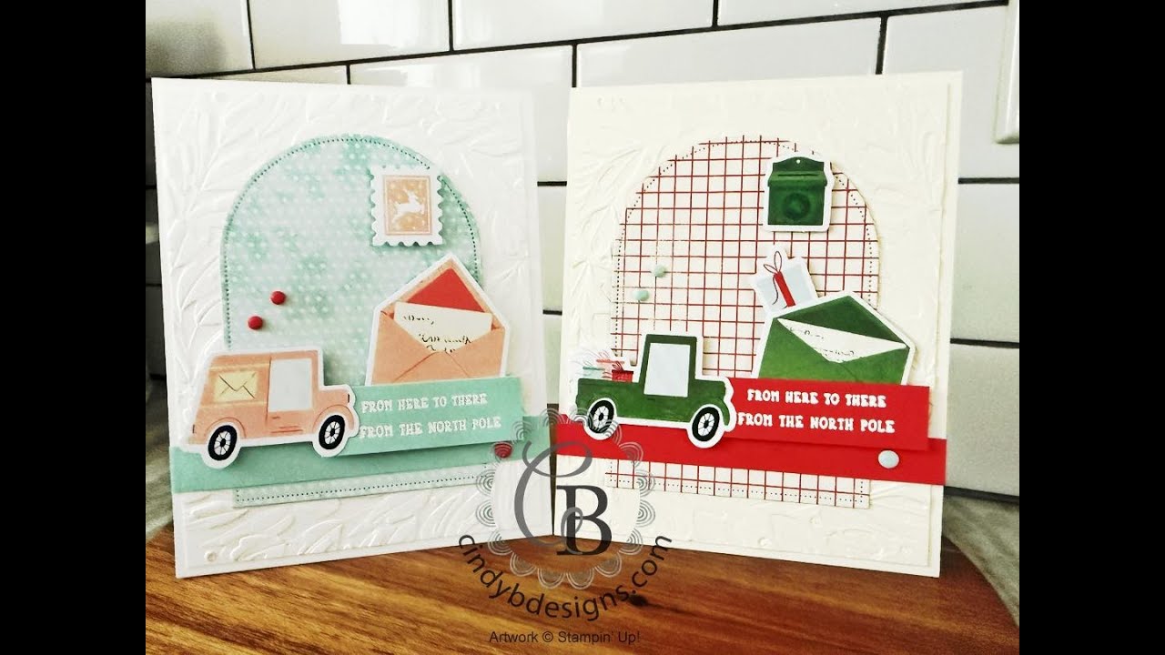 Stampin' Up! Christmas Cards | North Pole Delivery Suite Collection