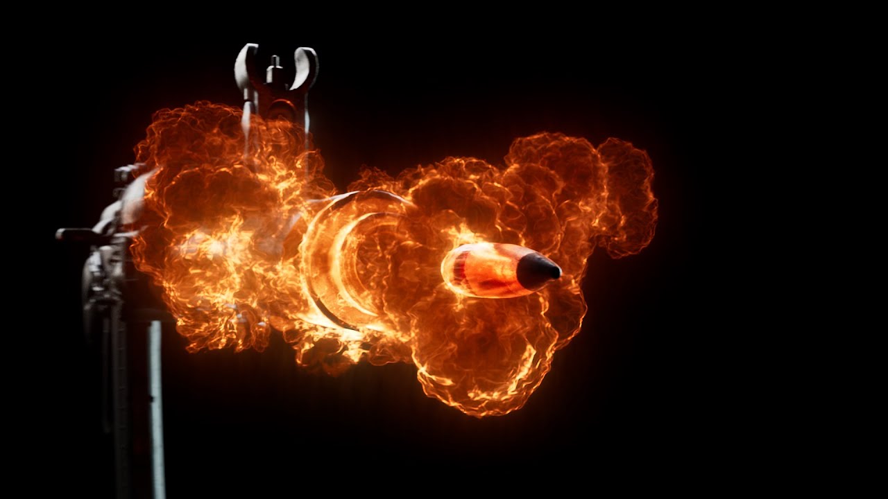 AK 47M Houdini VFX