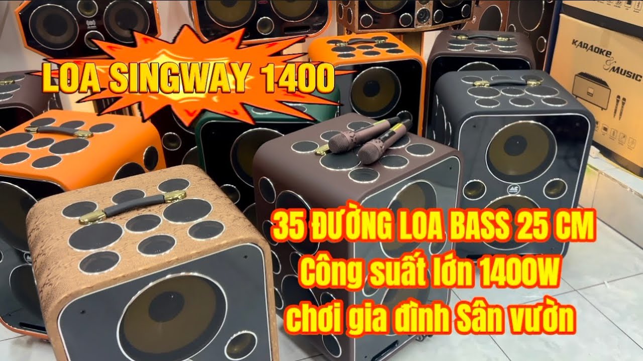 Loa 35 đường tiếng bass 25 cm 1400w ( Singway 1400) 