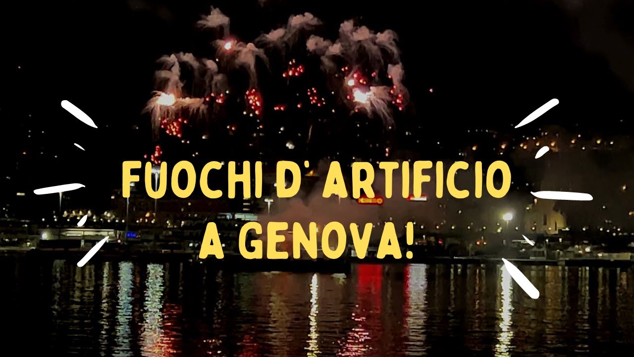 FINALMENTE DOPO TANTO TEMPO! Festa a Genova con i fuochi d'artificio!