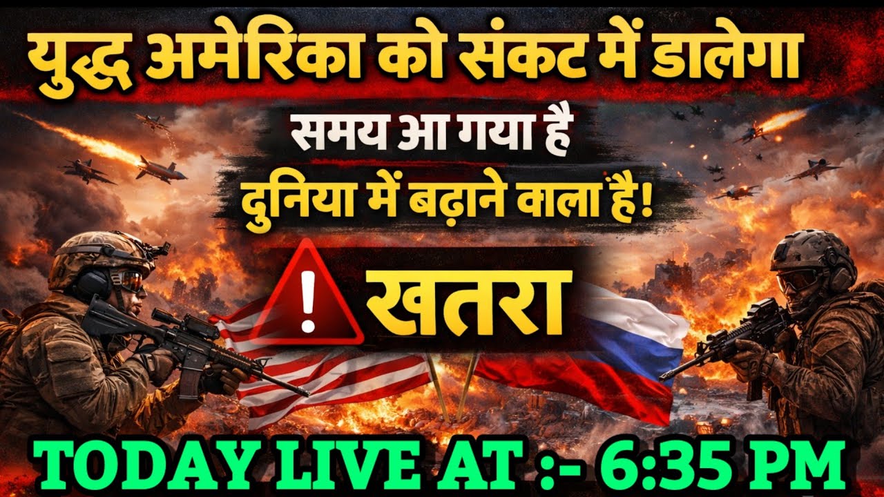 🚨खतरा। दुनिया में युद्ध। अमेरिका को संकट में डालेगा । Bhavishya Malika 2026