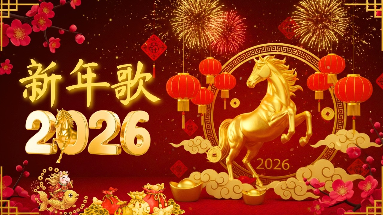 Chinese New Year Songs 2026 | Top 100 Classic CNY Music 🎆 经典传统贺岁老歌大全