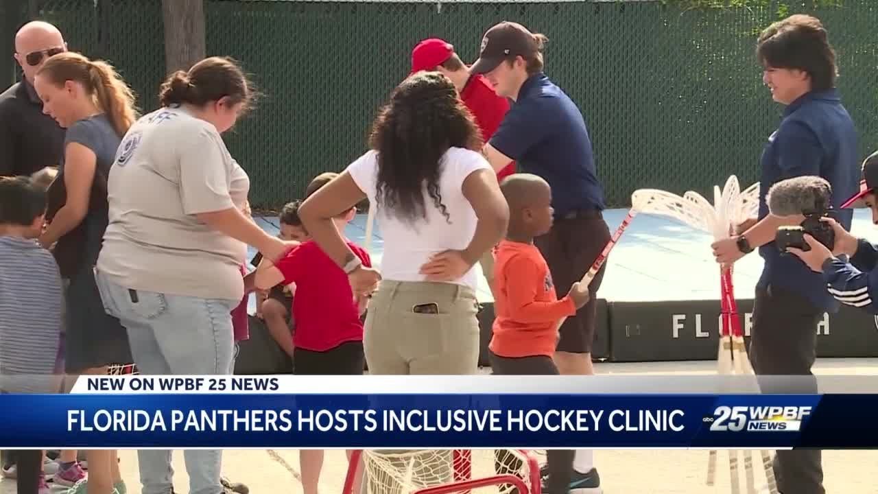 Florida Panthers host clinic for children with autism