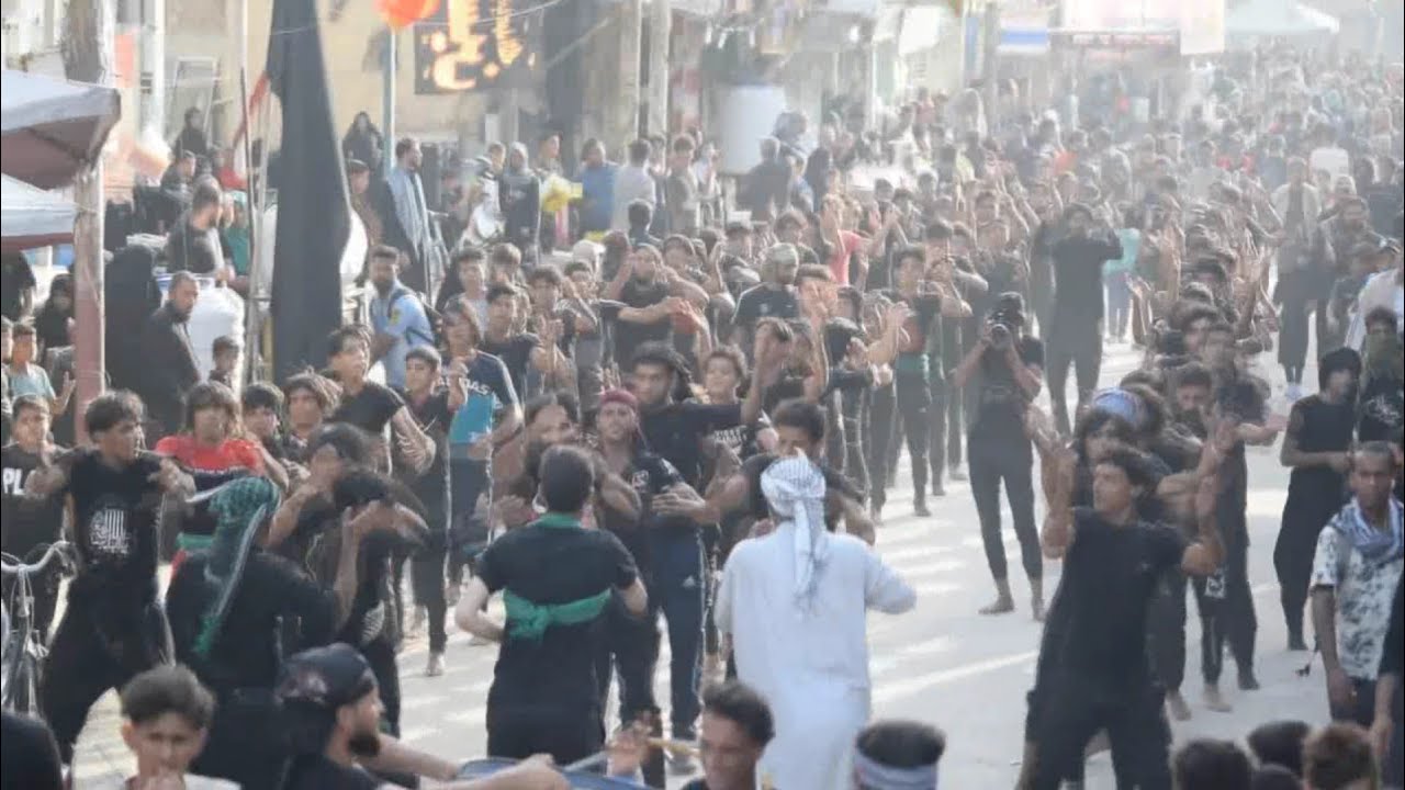 استعراض الامام القاسم / موكب ابا الفضل العباس المشايه الاربعينيه 2018 1440