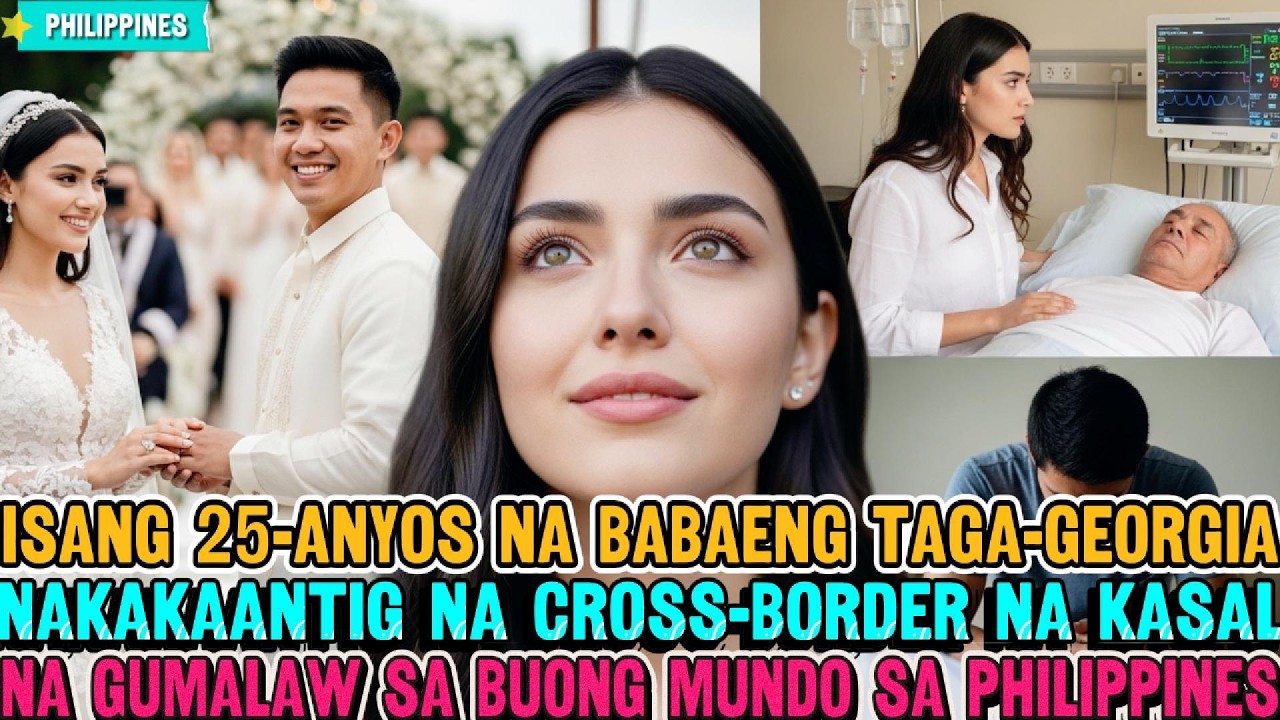 Kasal ng 25 anyos na taga Georgia at lalaking Pilipino—manugang sa Philippines na yumanig sa mundo