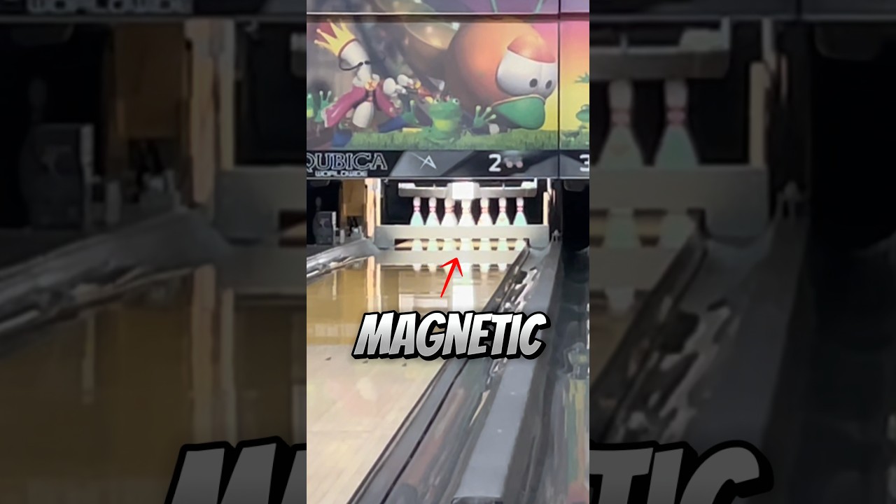 Bowling on a magnetic pinsetter