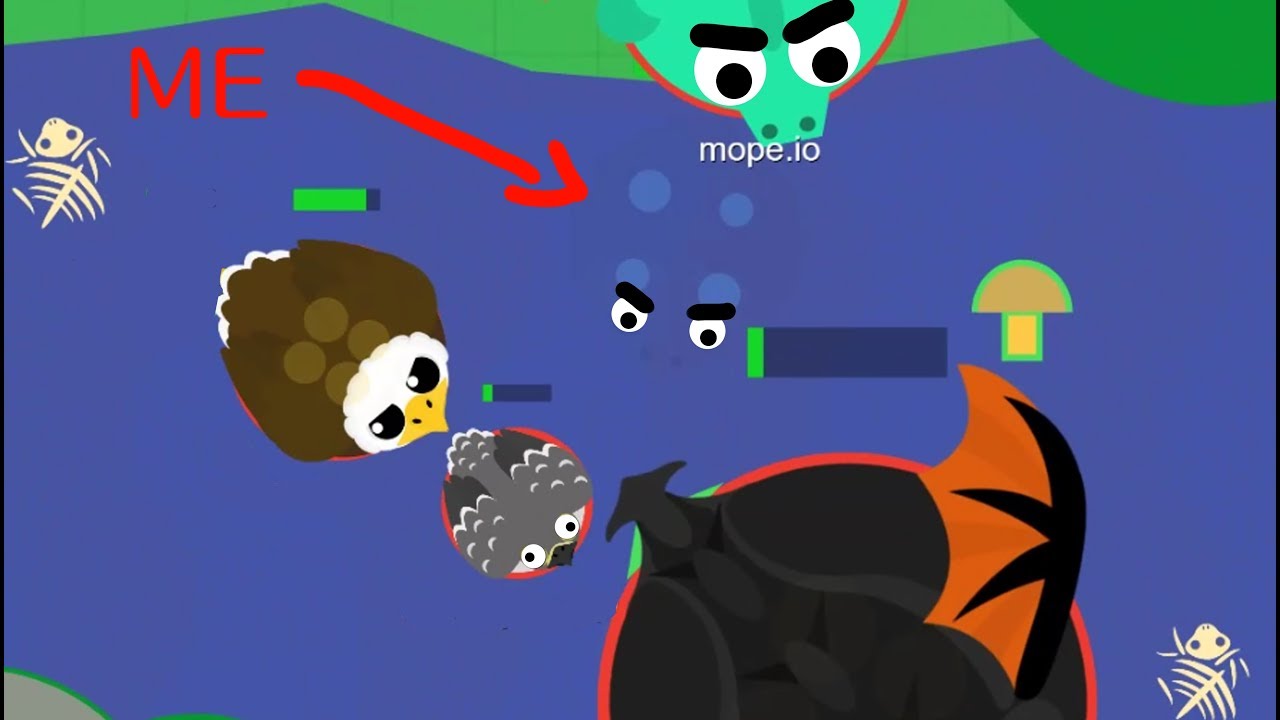 Mope.io|Best kills part 4/gorilla kills bd