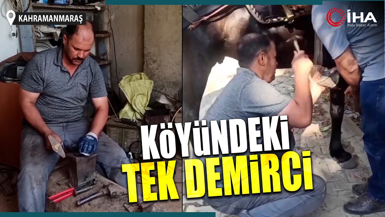 Baba Mesleği Olan Nalbantlığı Yaşatmaya Çalışıyor
