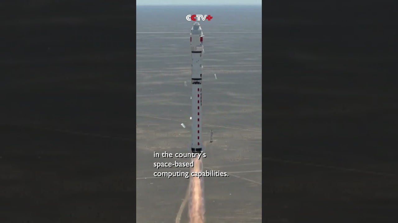 China Launches Space Computing Satellite Constellation
