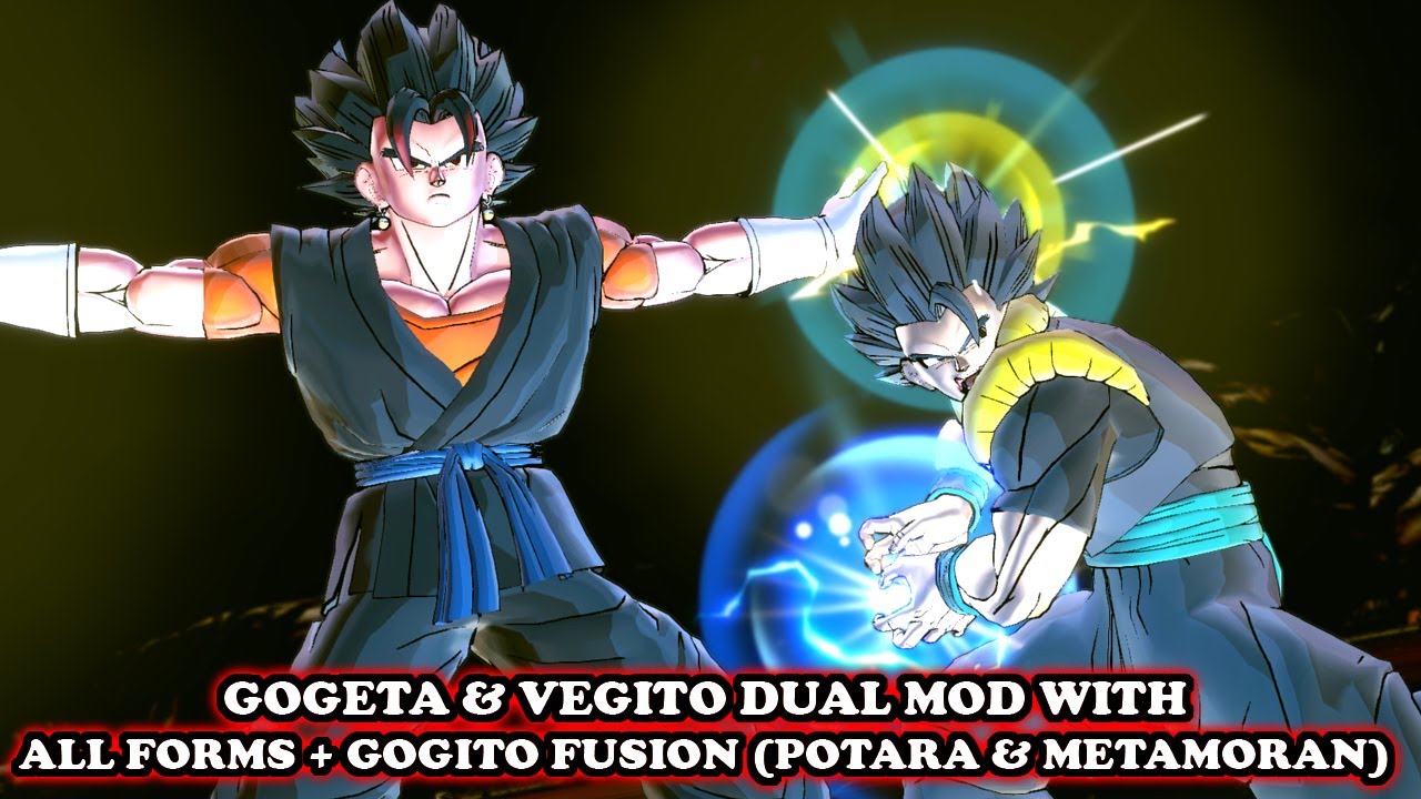 DUAL Xeno Gogeta + Vegito w/ Gogito Fusion [ALL TRANSFORMATIONS SSJ-2-SSB-METAMORAN-POTARA-UI] DBXV2