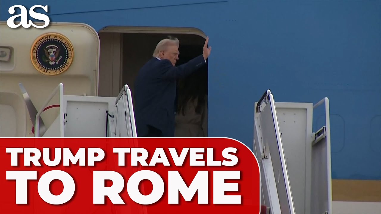 TRUMP heads to ROME for POPE FRANCIS’ funeral