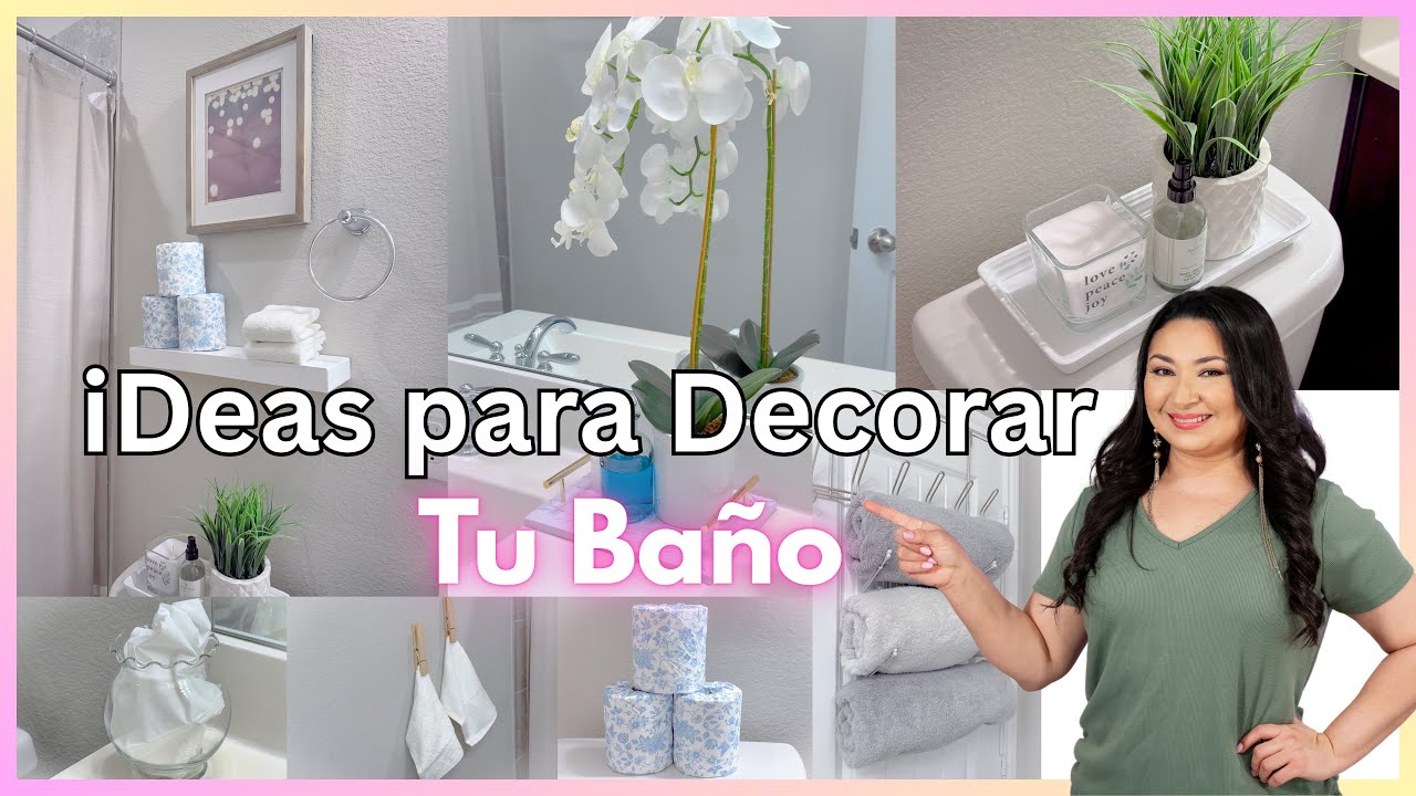 Nuevas iDEAS para DECORAR tu BAÑO / Bathroom Decor ideas