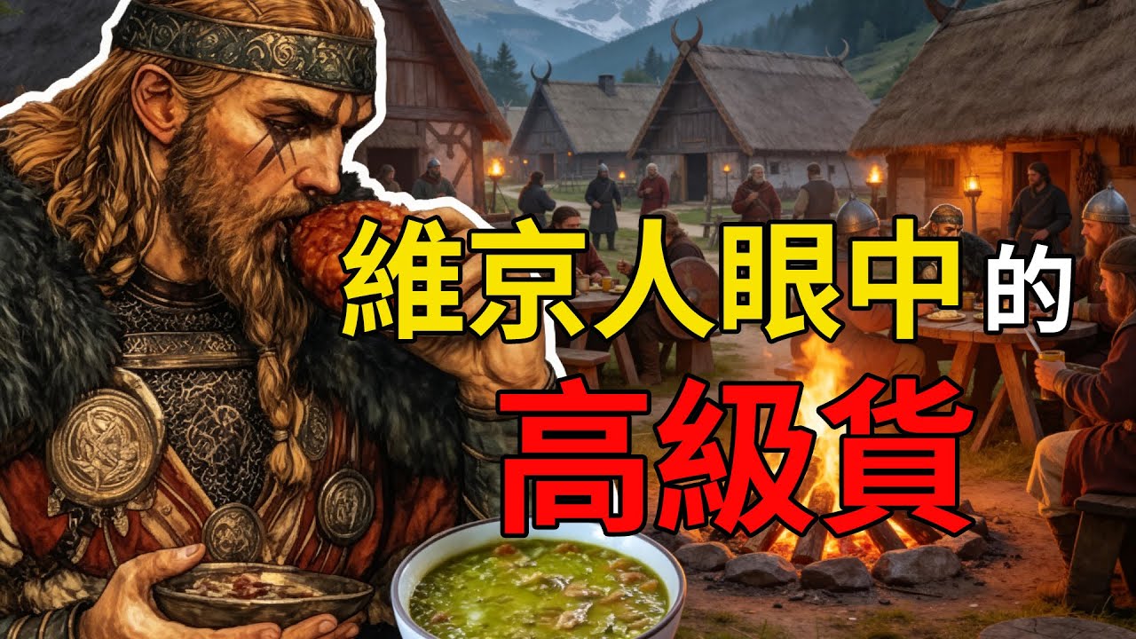 維京人稱霸歐洲靠吃血？揭秘北歐神話背後的「暗黑菜單」，雷神索爾的早餐竟然長這樣！#維京人#北歐神話#暗黑料理#鯡魚罐頭#飲食文化#冷知識