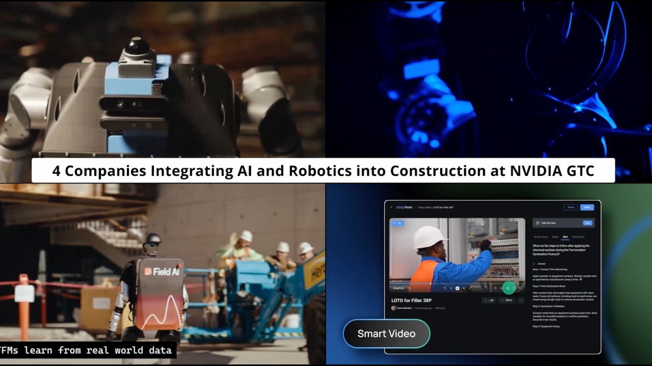 4 Robotics & AI Companies Transforming Construction Sites | NVIDIA GTC 2026