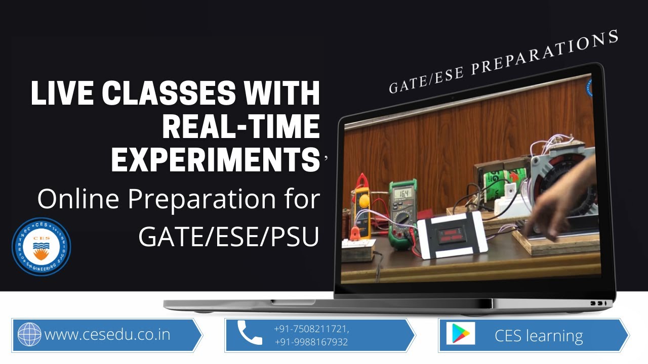 Live Classes by CES | Online Preparation for GATE/ESE/PSU