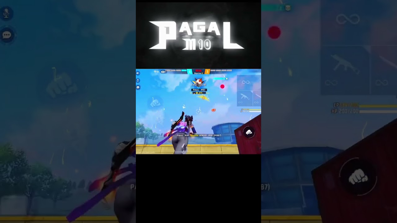 Site Up + 1P freestyle gameplay @PagalM10 #shorts #freefire #trendingshorts #trending #pagpage lm10