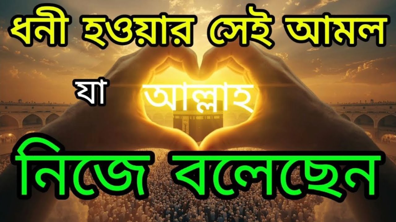 ধনী হওয়ার সেই আমল — যা কোরআনে আল্লাহ পাক নিজে বলেছেন।#Rizk #Rizq