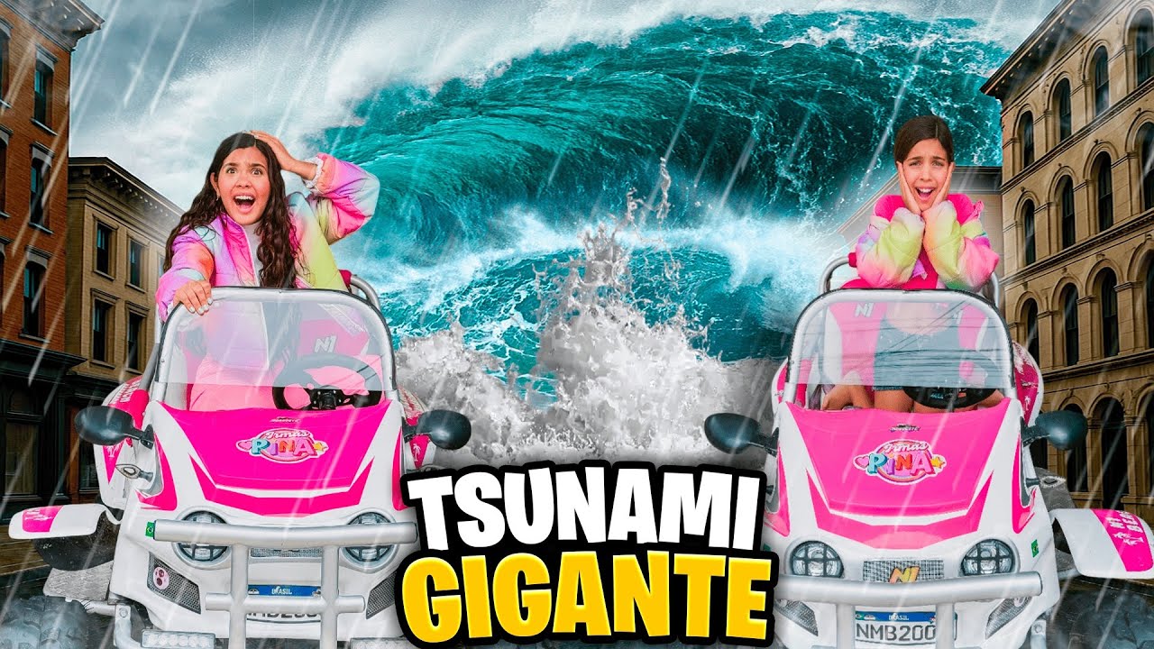 ANDAMOS DE BUG E FOMOS NA PRAIA NA CHUVA *UMA ONDA GIGANTE VEIO ATRÁS DA GENTE
