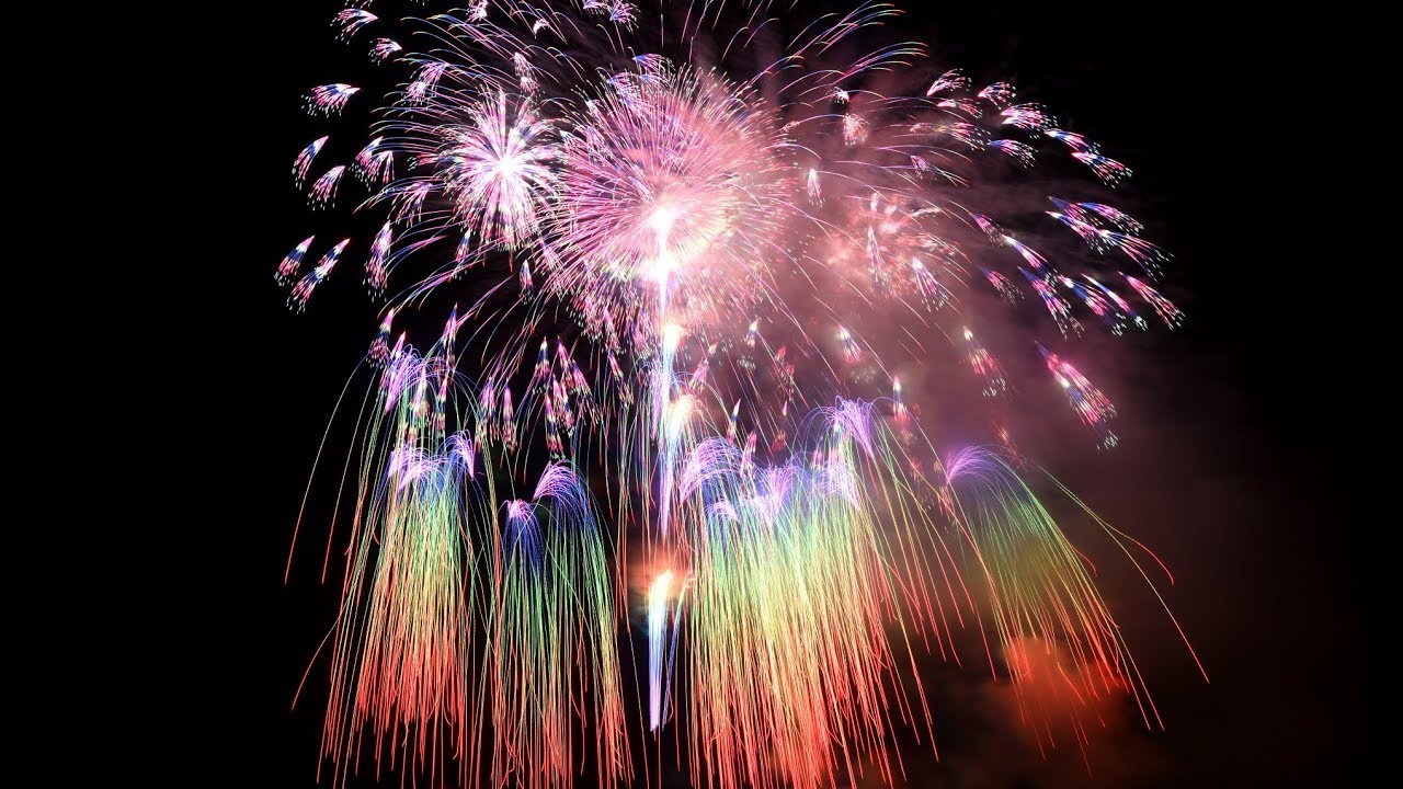 2017 神明の花火 テーマファイアー 斎木煙火本店　Shinmei theme Fireworks