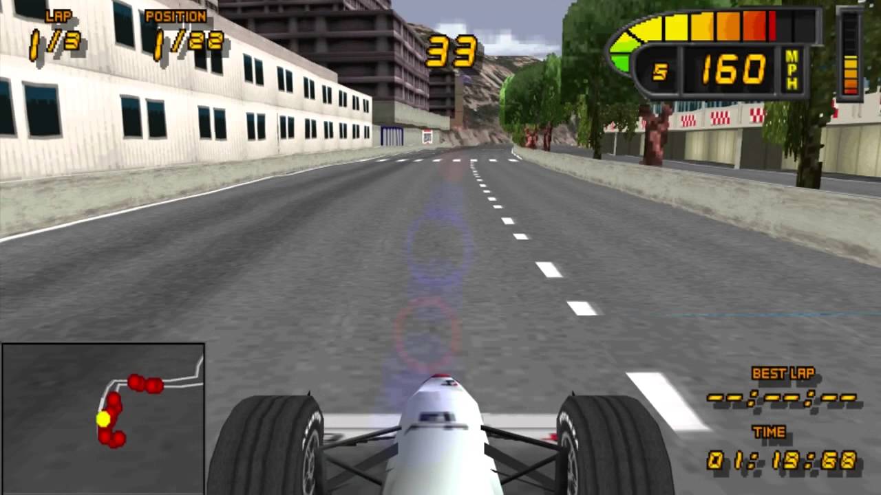 F1 '98 (PS1) walkthrough - Monaco