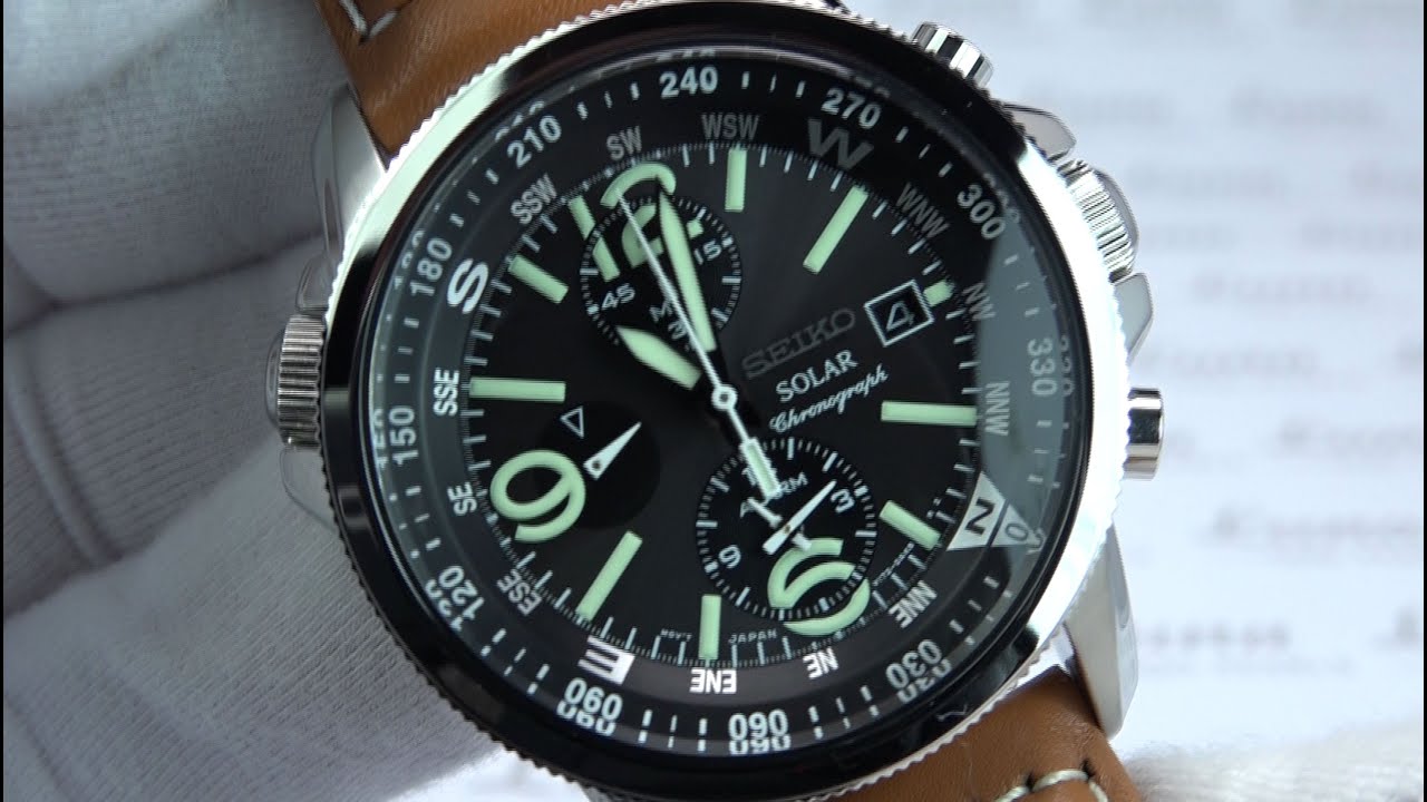 SEIKO Solar Chronograph ssc081p1