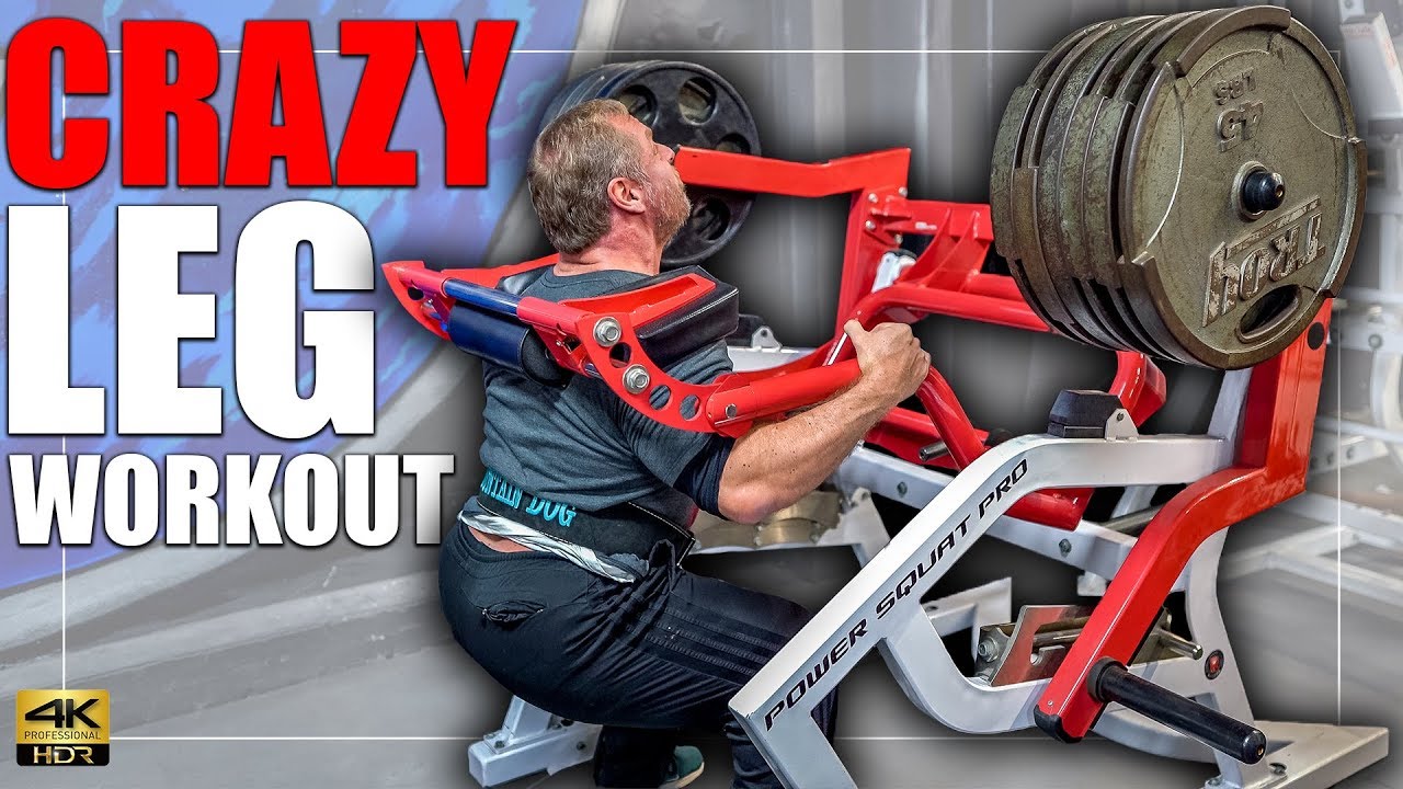 Crazy Leg Workout for Mass | Heavy 50 Rep Set