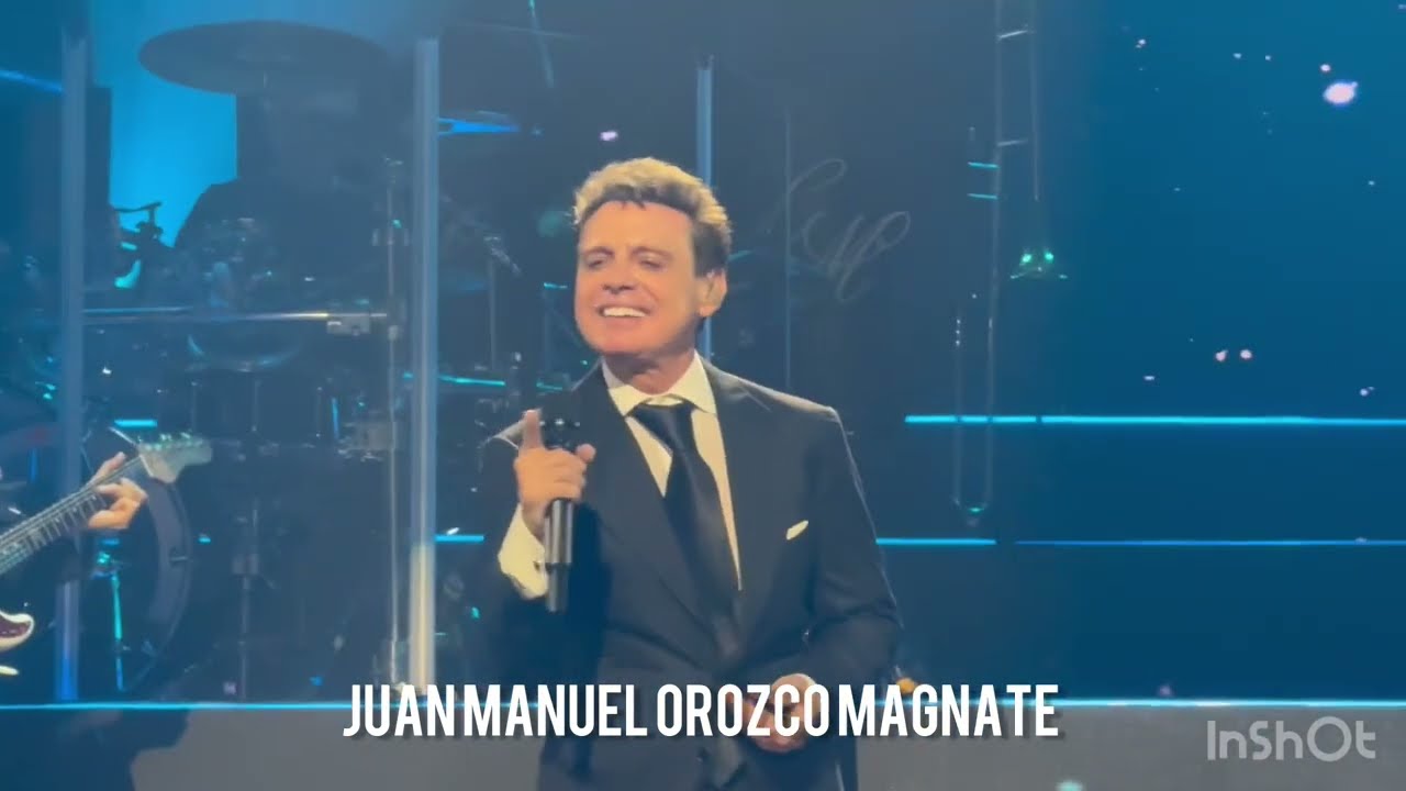LUIS MIGUEL Por Debajo De La Mesa/Medley  ARENA MONTERREY TOUR 2024 27 11 24