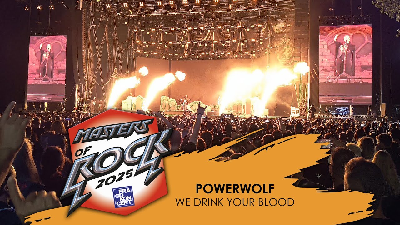 Powerwolf - We drink your blood (Masters of Rock 2025)