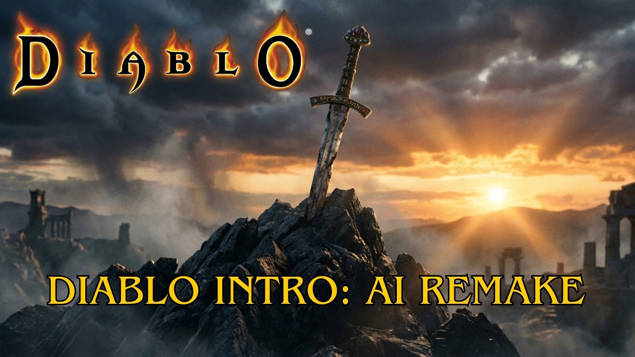 Diablo Intro Remake: The Iconic Intro Reimagined by AI!