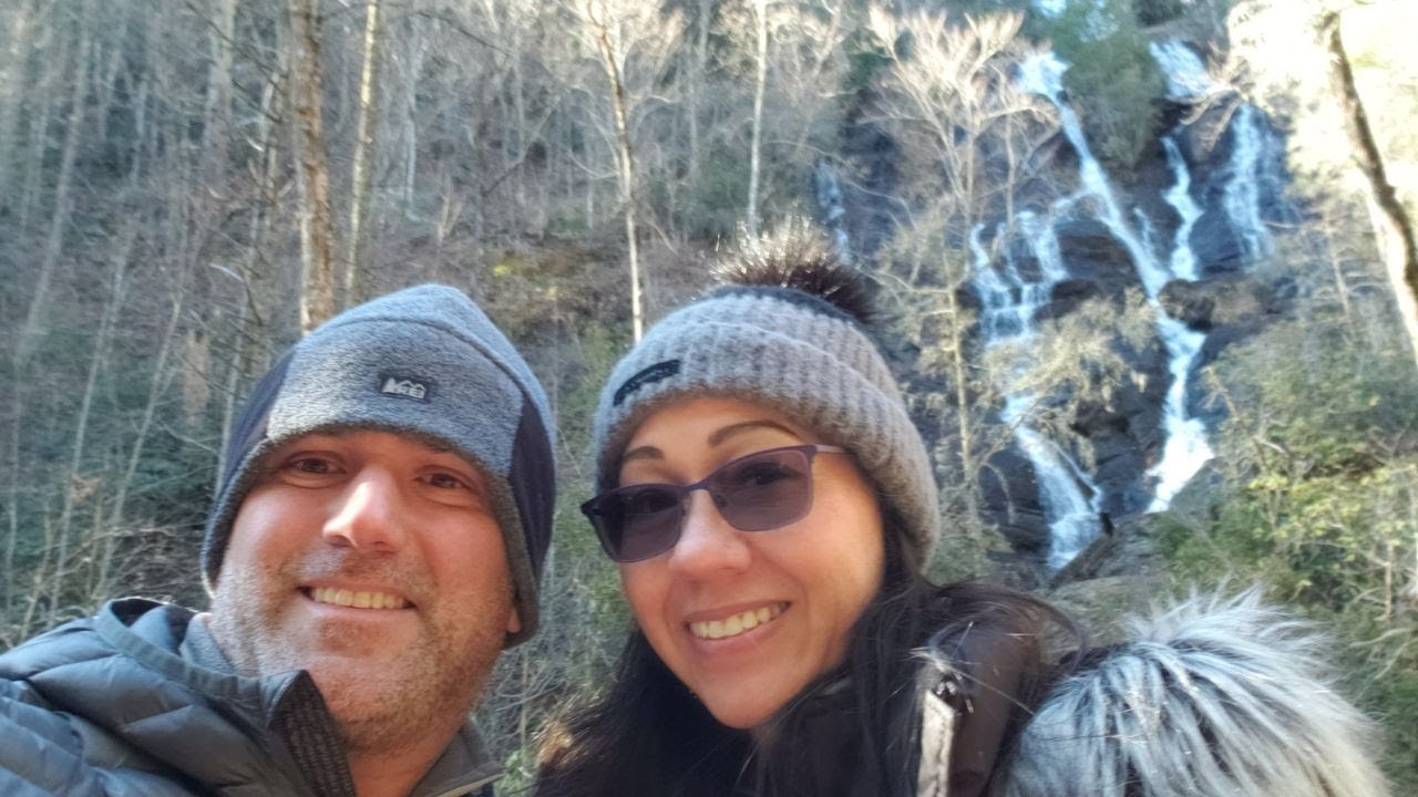 Hiking to Dukes Creek Falls in Helen, Georgia