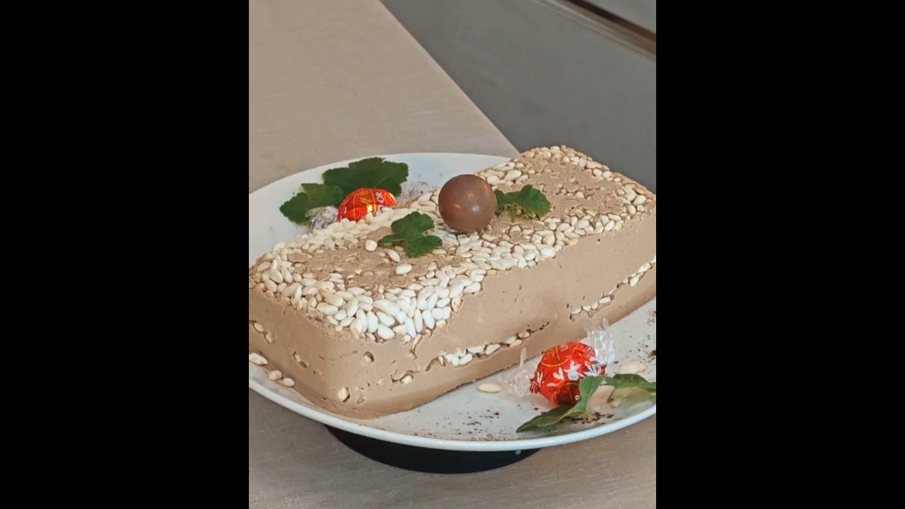 ✨Semifreddo cu Ciocolată Lindt &ndash; Desert Cremos Fără Coacere🍫
