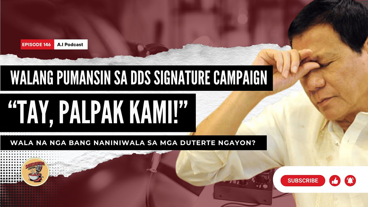 TAY, PALPAK KAMI! Signature Campaign ng mga DDS, walang pumansin!