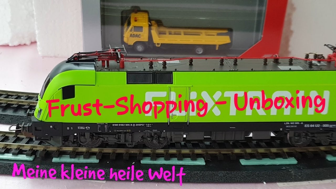 Modelleisenbahn H0 .. ein flixes Unboxing .. Piko Taurus .. Frust-Shopping