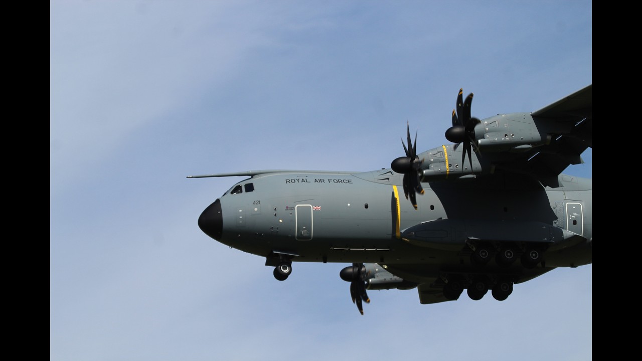 RAF A400M Atlas INSANE Low Pass & Go-Around – RAF Marham!