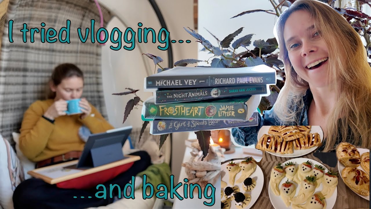 Cosy Writing | Halloween baking | Reading vlog 🎃