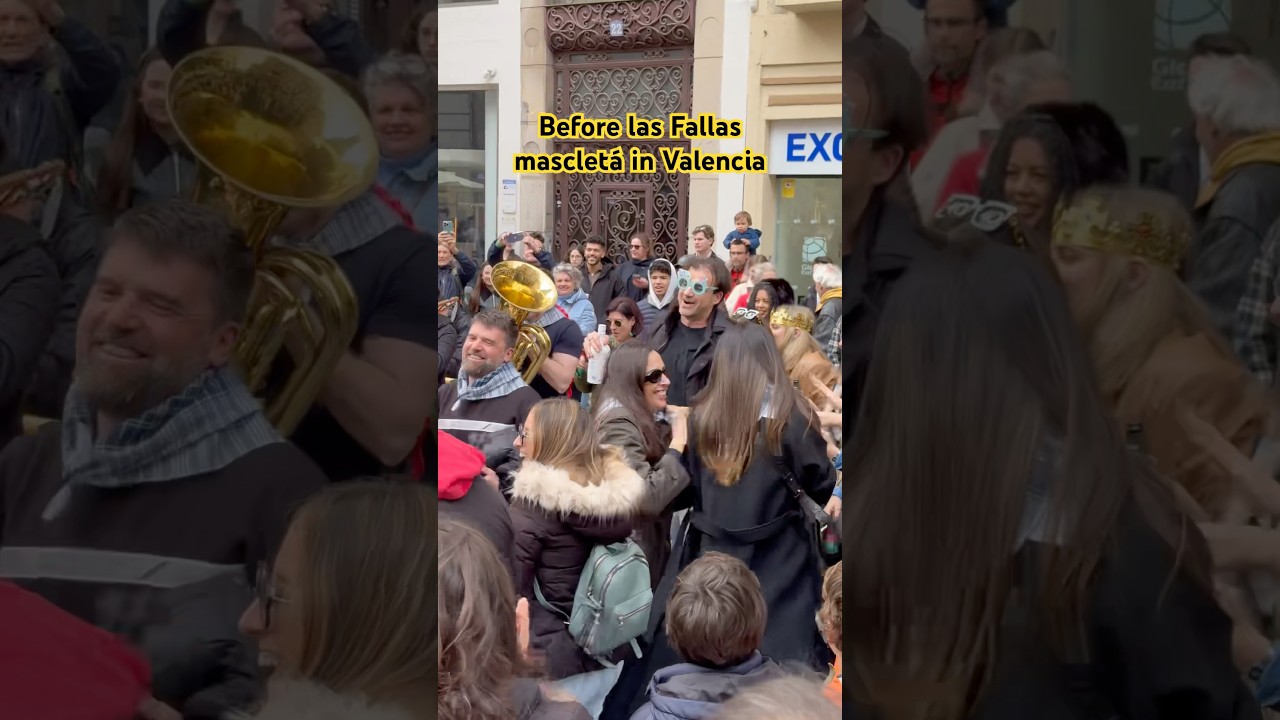Las Fallas season 2025 is upon us 🇪🇸 #shorts #valencia #spain #fallas #mascleta